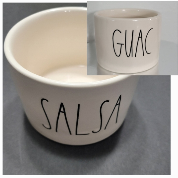 Rae Dunn Other - Rae Dunn Guac and Salsa Serving Bowl Set guacamole bowl salsa bowl